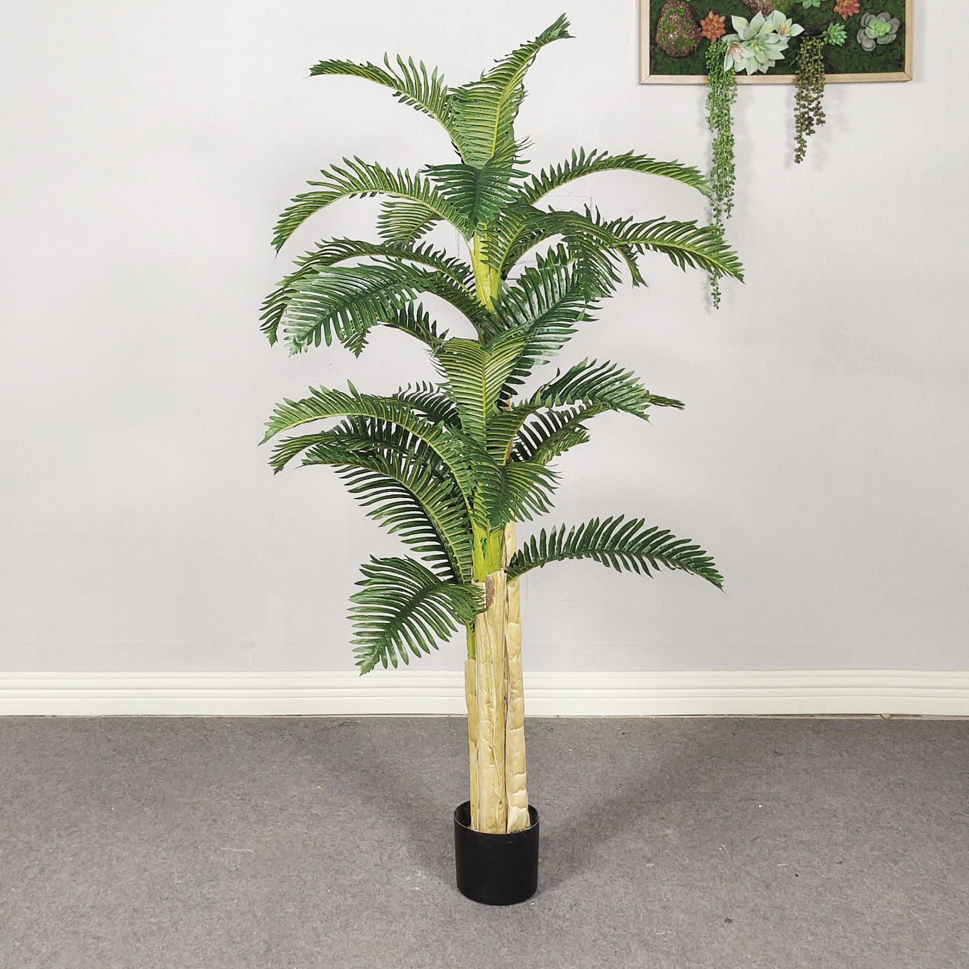 Hoe wordt de kunstmatige palmzonnebloem gemaakt?